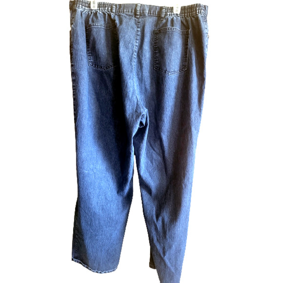 Ruby Red Womens Jeans Size 18 with Stretch Side Waistband - Picture 2 of 4